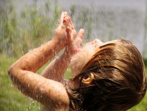 Girl - Poured with Water